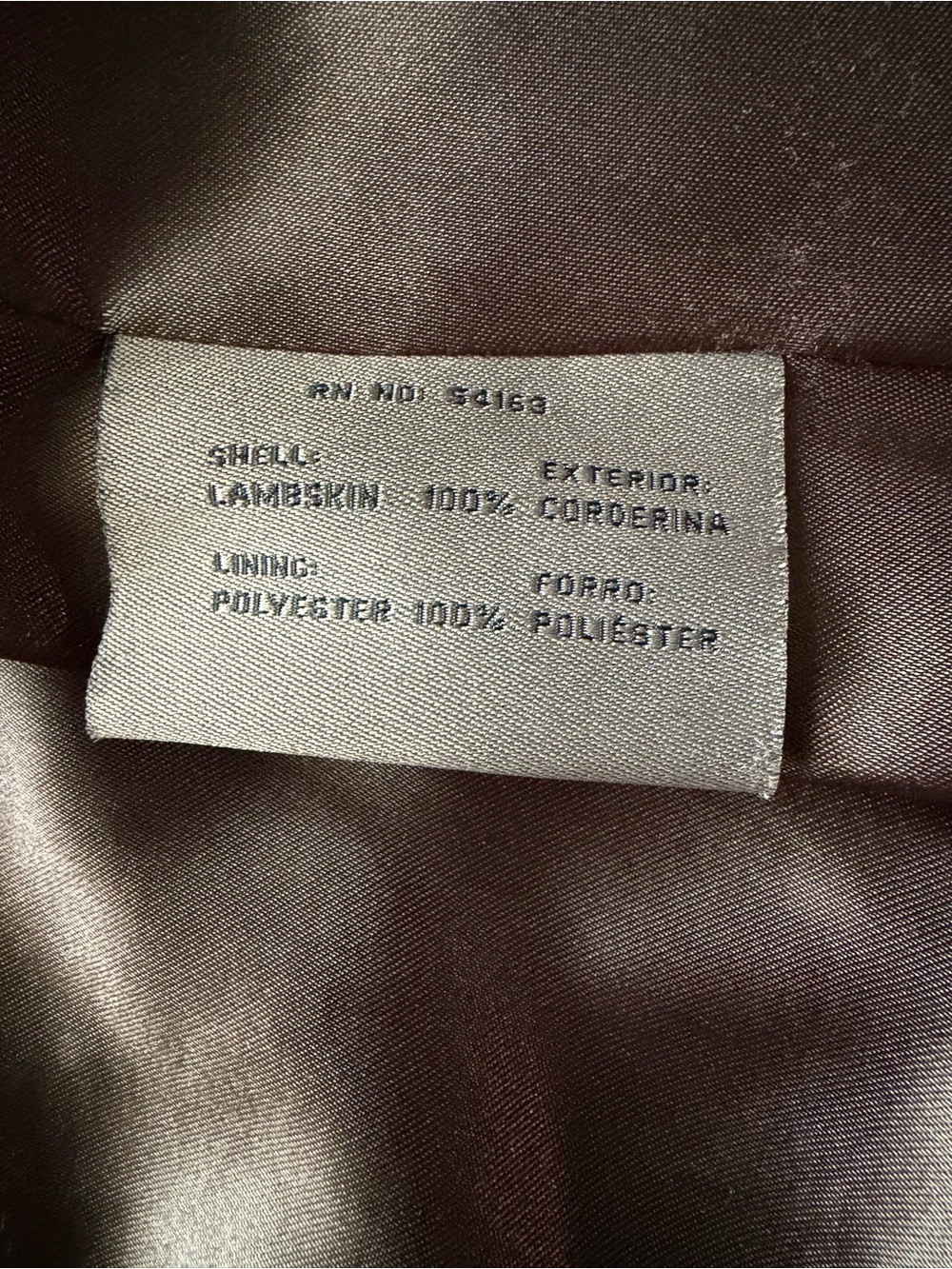 Vintage Andrew Marc Brown Soft Lambskin Leather Jacket Women Small Y2K Zip Up SM - Picture 10 of 13